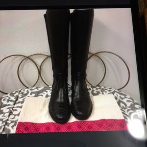 Tory Burch size 9.5 black boots